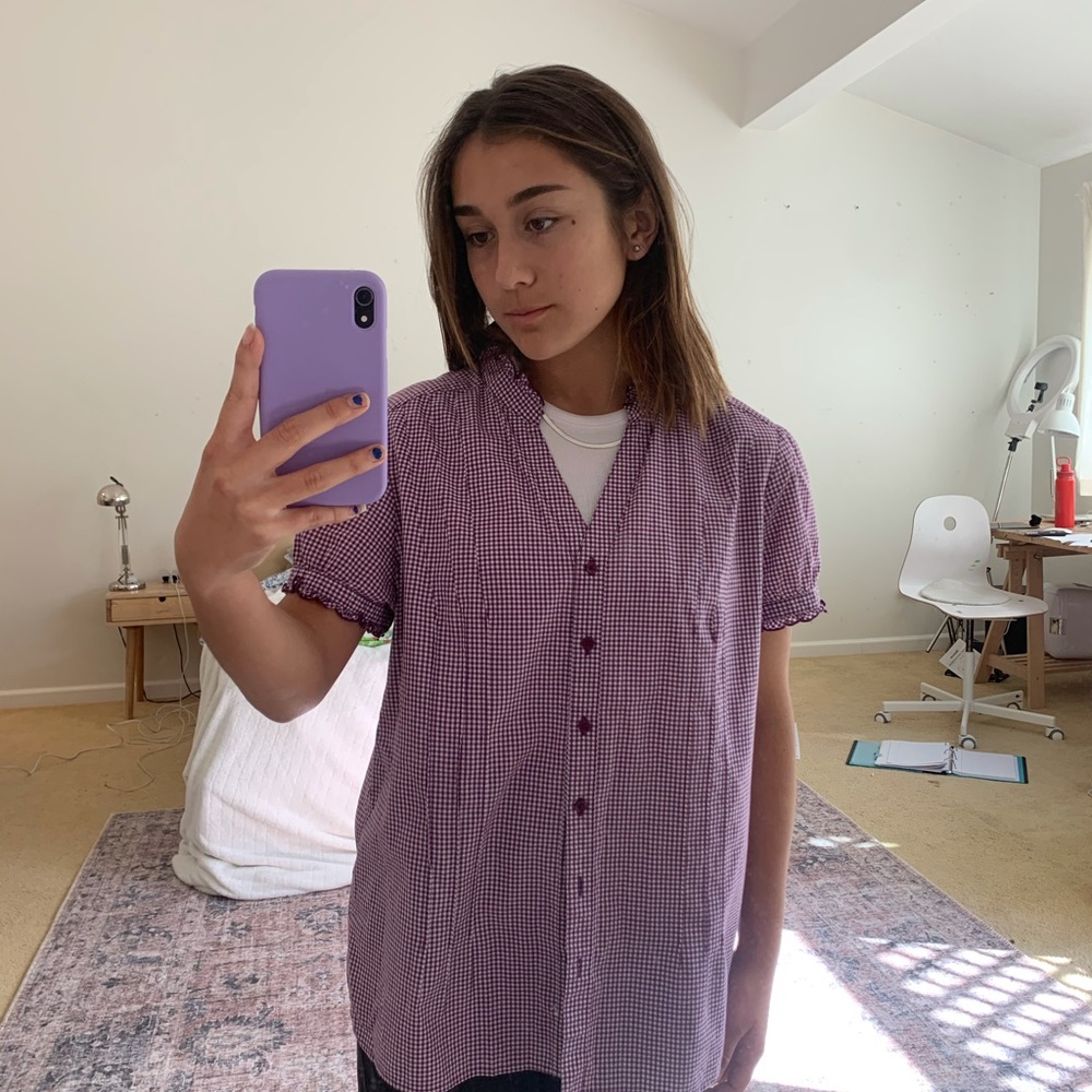 Purple blouse
